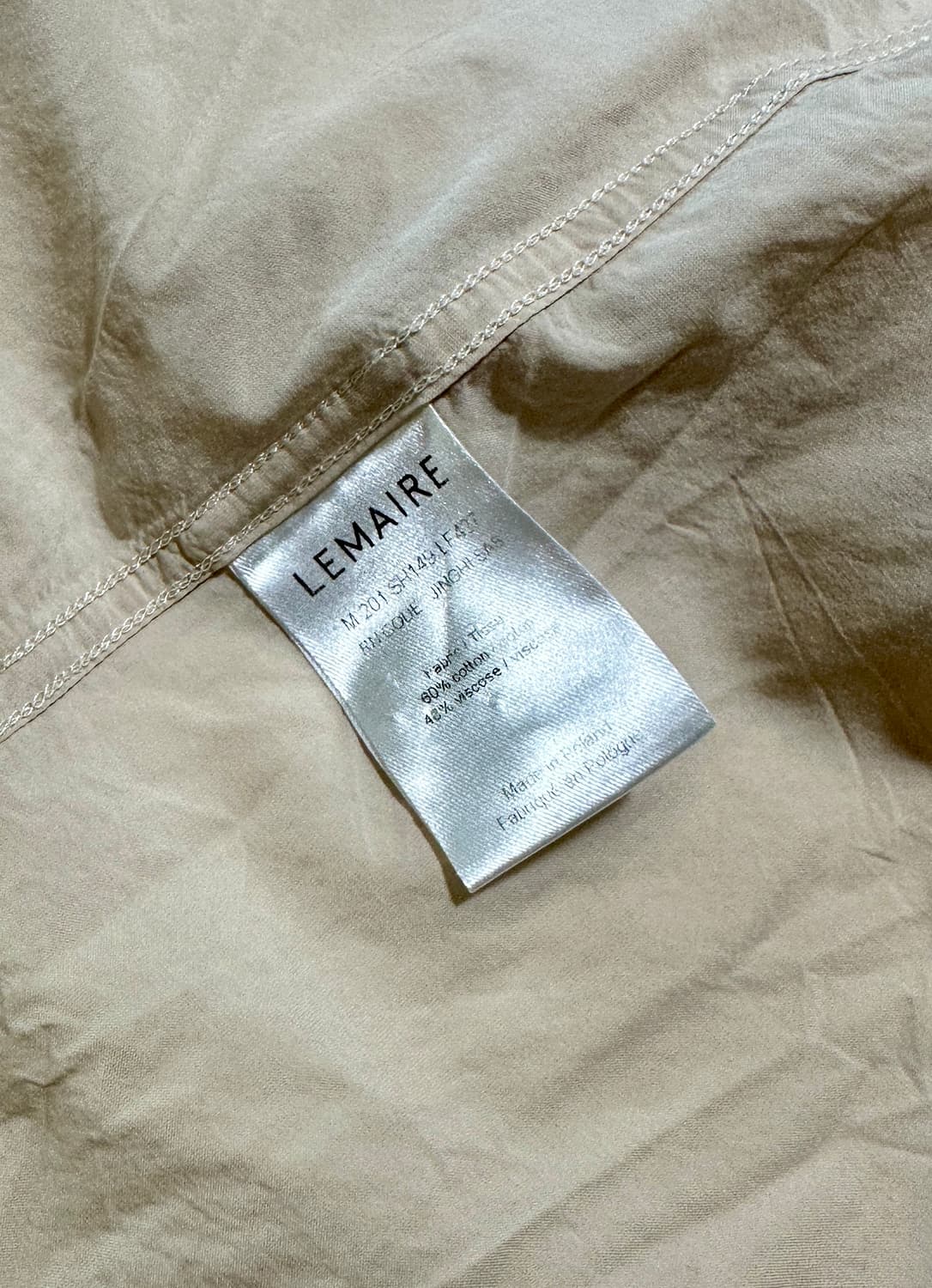 르메르 컨버터블 칼라 셔츠 50사이즈 상품이미지3