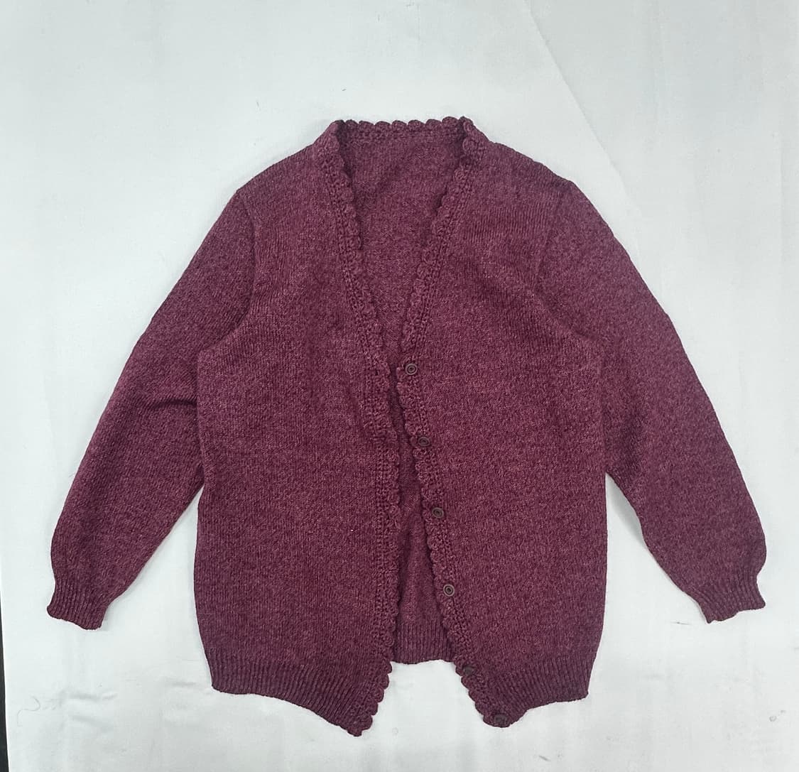 🍇하구미의 포도맛 코디세트🍇 가디건 니트 그런지 히피 에스닉  상품이미지3