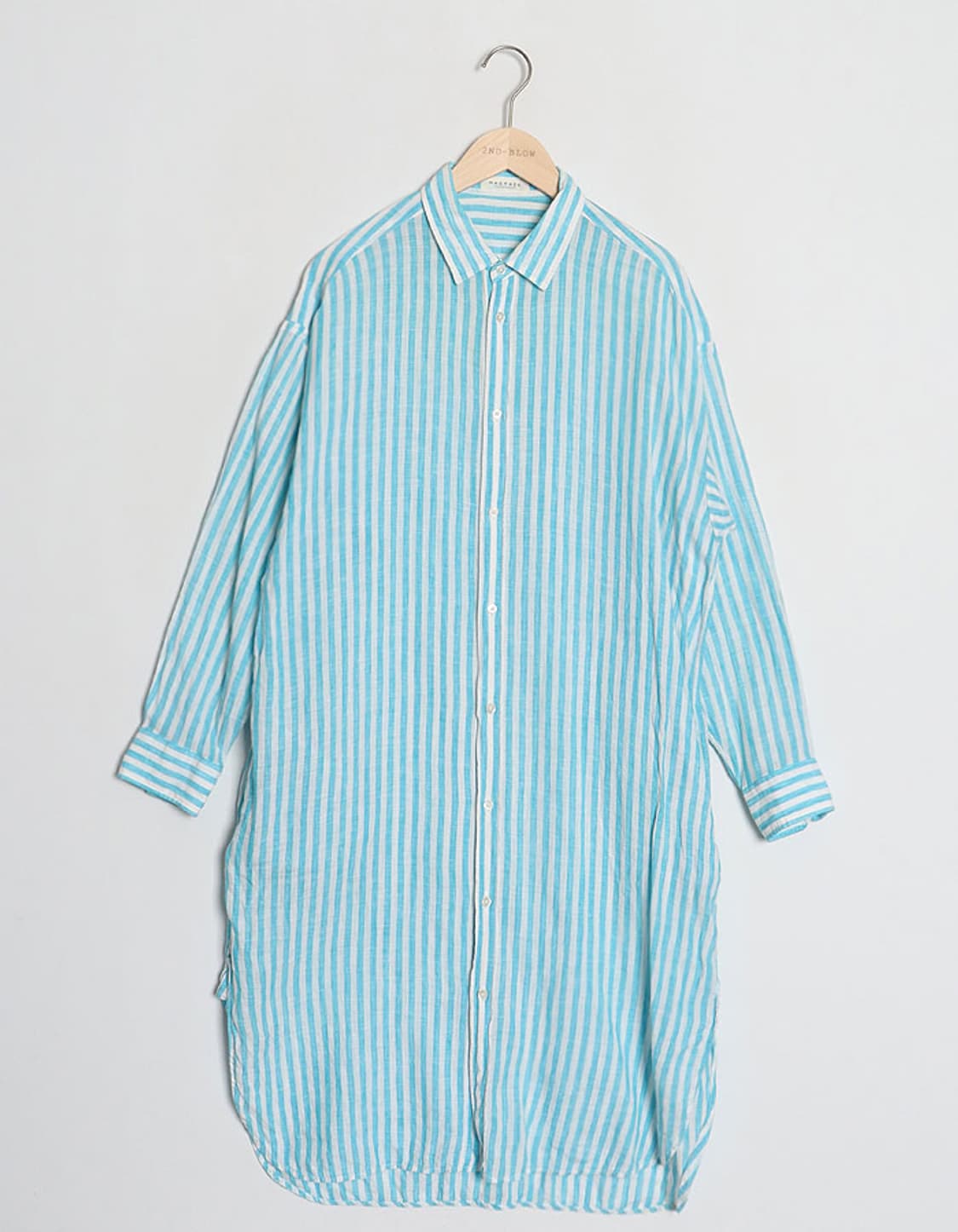  MACPHEE Linen Shirt One-Piece 상품이미지1