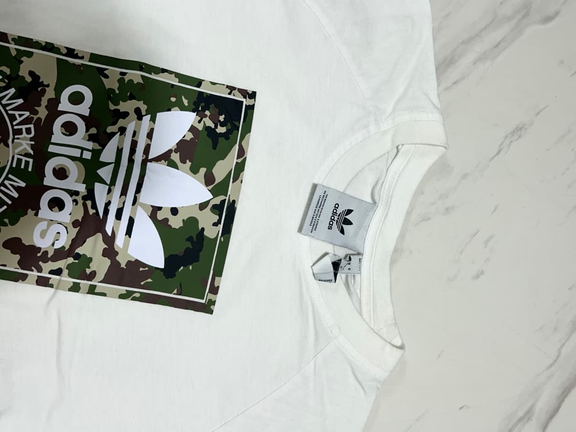 Adidas Originals Camo White Tee Size/M 상품이미지3