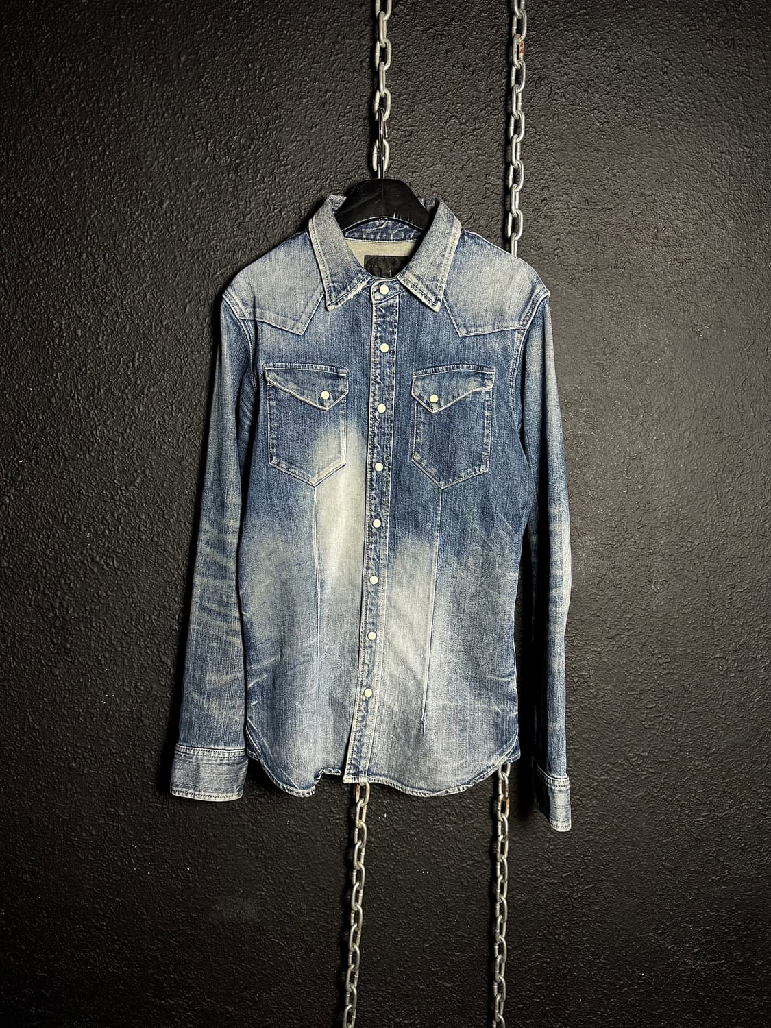 MURDER LICENSE – Indigo Western Denim Sh 상품이미지1