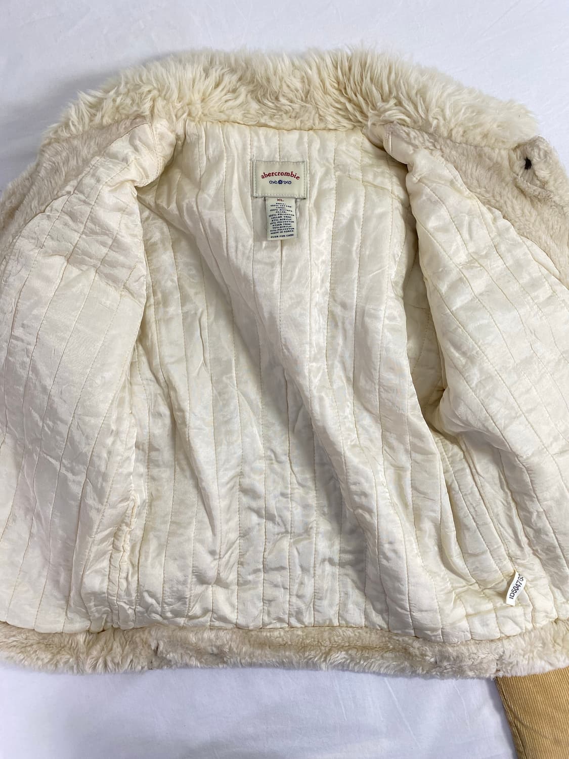 아베크롬비 코듀로이 양털 쉐르파 크롭 자켓 XL 상품이미지4