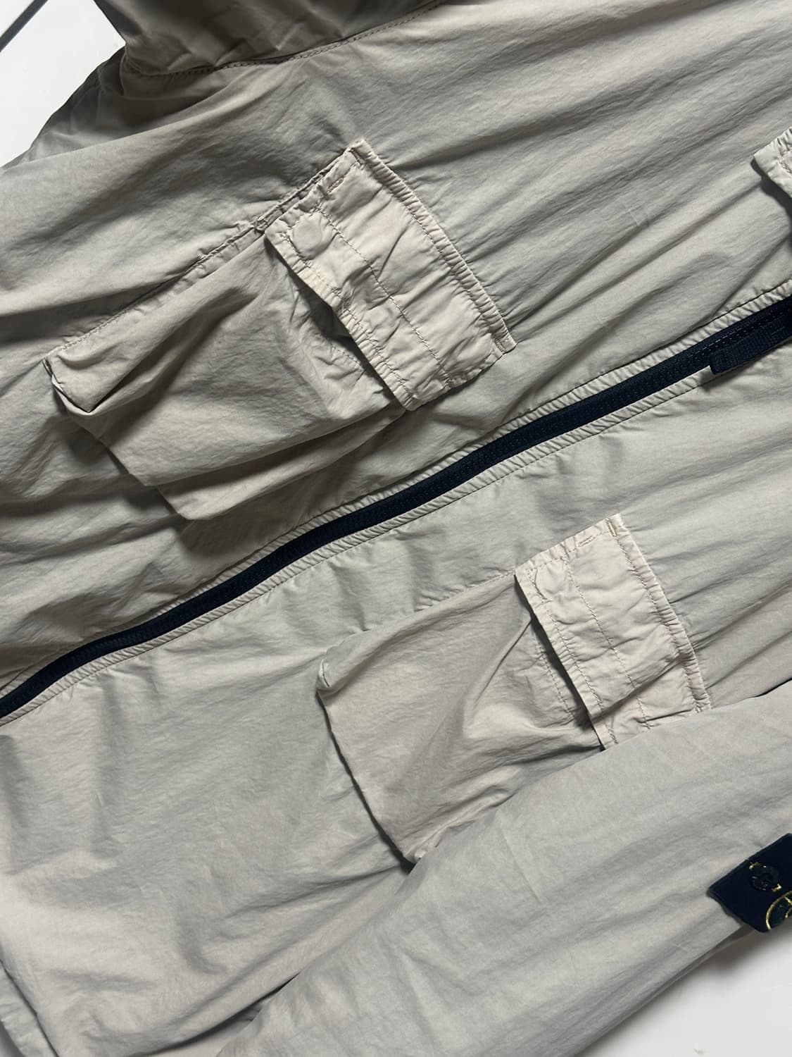 (정품)스톤아일랜드 코튼 나일온 오버 셔츠 L 상품이미지2