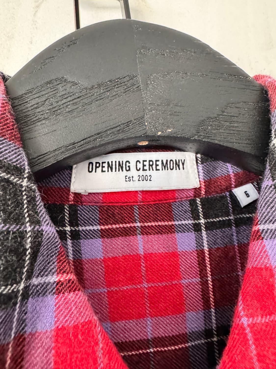 새상품 컨디션 Opening Ceremony 체크 셔츠 원피스6(55사이 상품이미지8