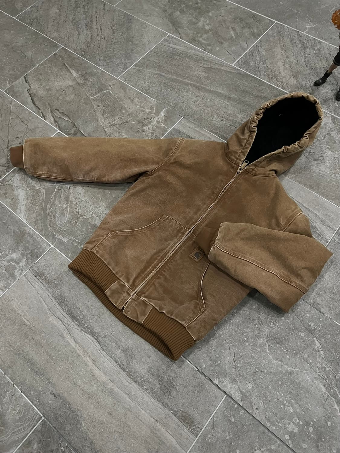 (L) 칼하트 후드 덕 액티브 보이즈 자켓 YYJ130 BRN 브라운 상품이미지8