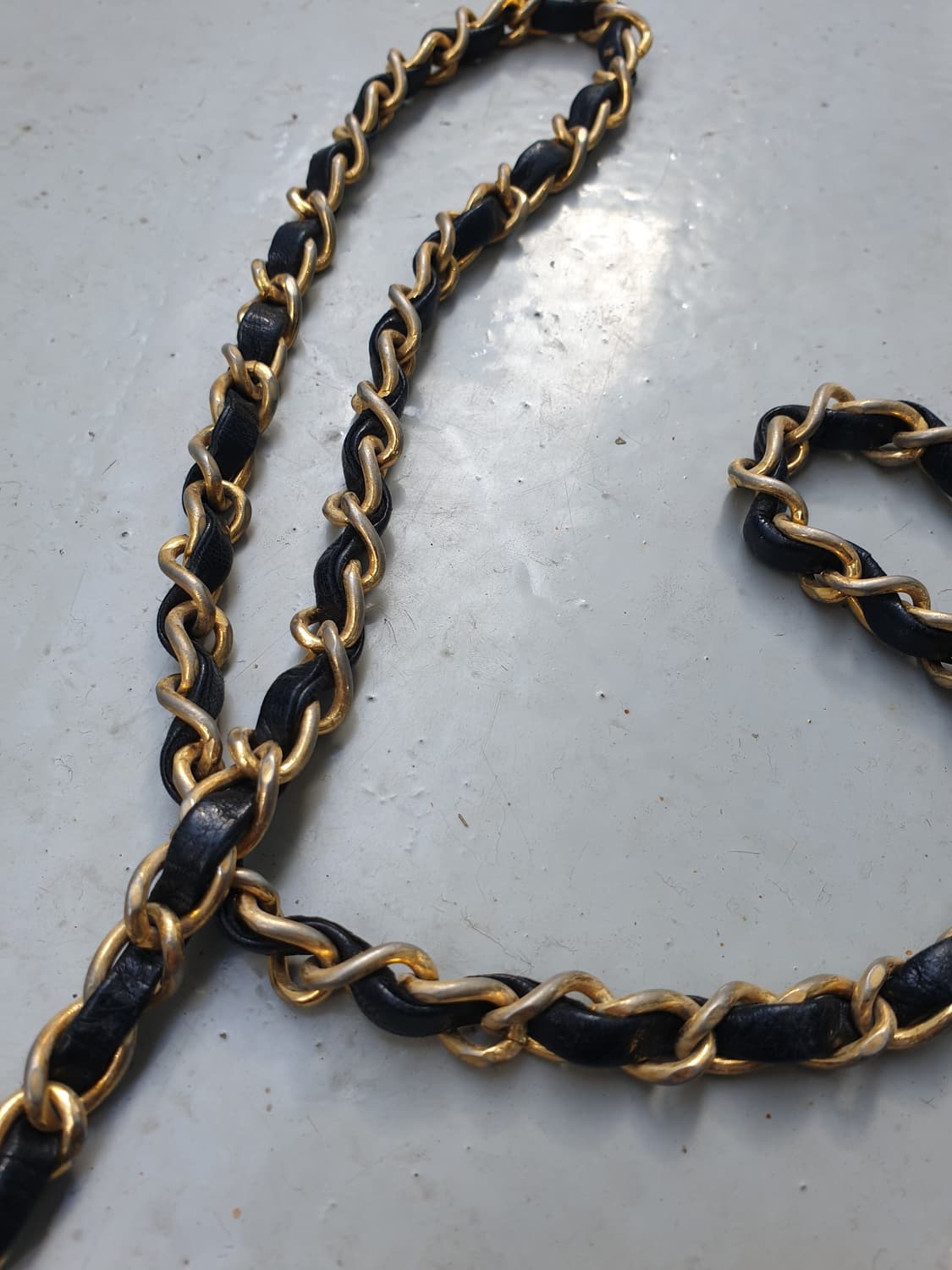 샤넬 빈티지 쉐브론 램스킨 숄더백 상품이미지7