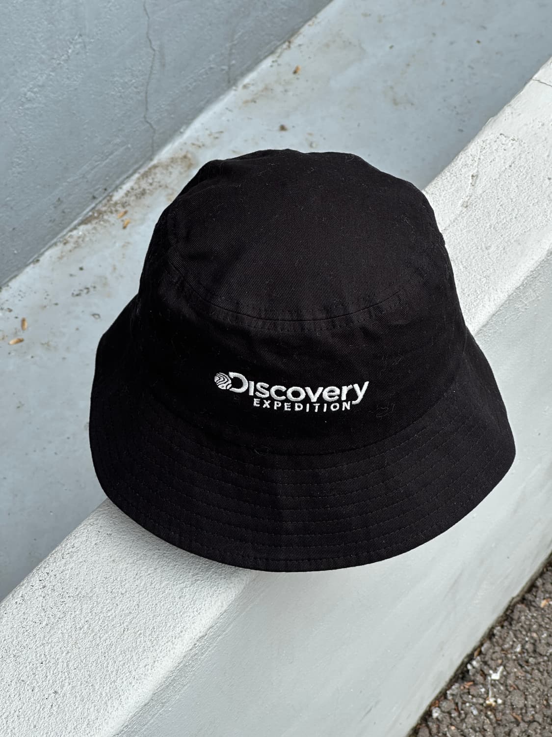 [S] 디스커버리 로고 블랙 버킷햇 모자 상품이미지1