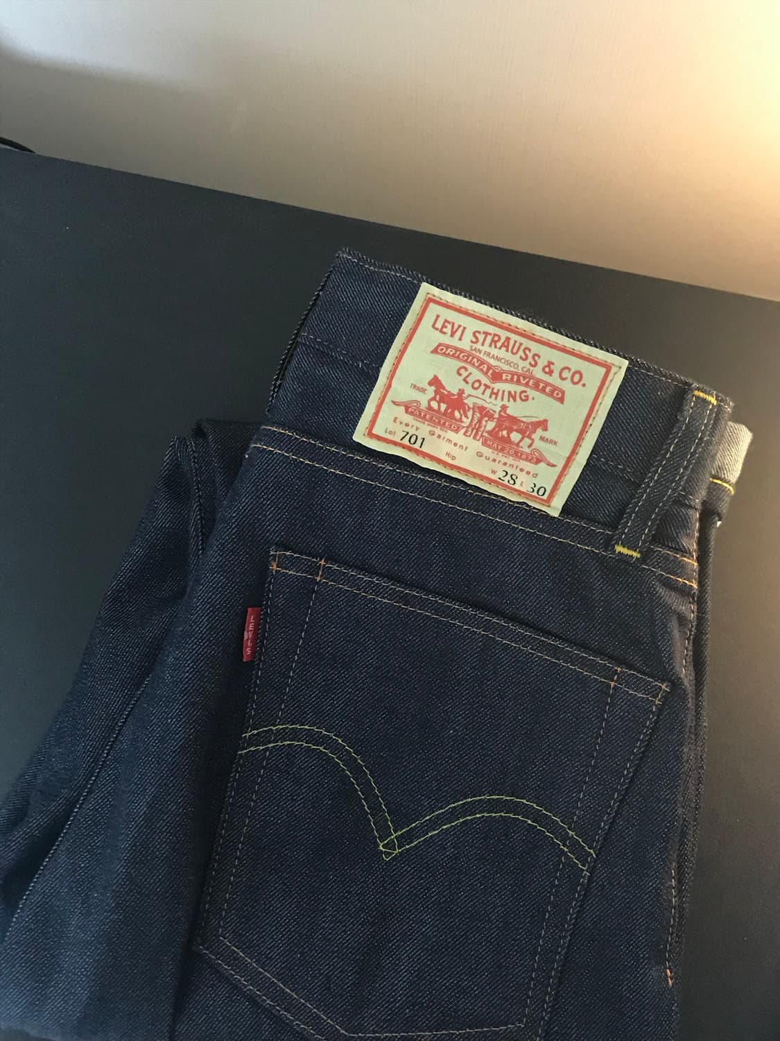 리바이스50701 28사이즈 [1회 착용] 상품이미지5