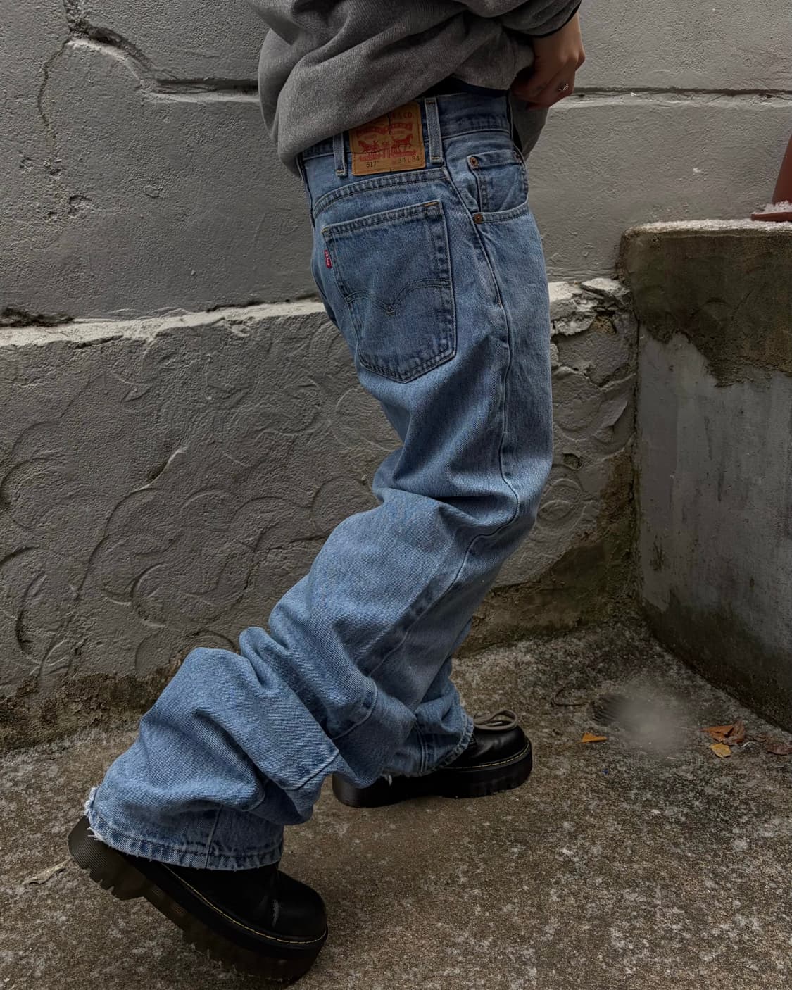 00s LEVIS 517 denim boots cut pants 상품이미지3