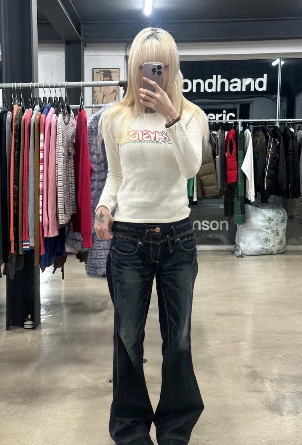 히스테릭 글래머 긴팔 니트 상품이미지2