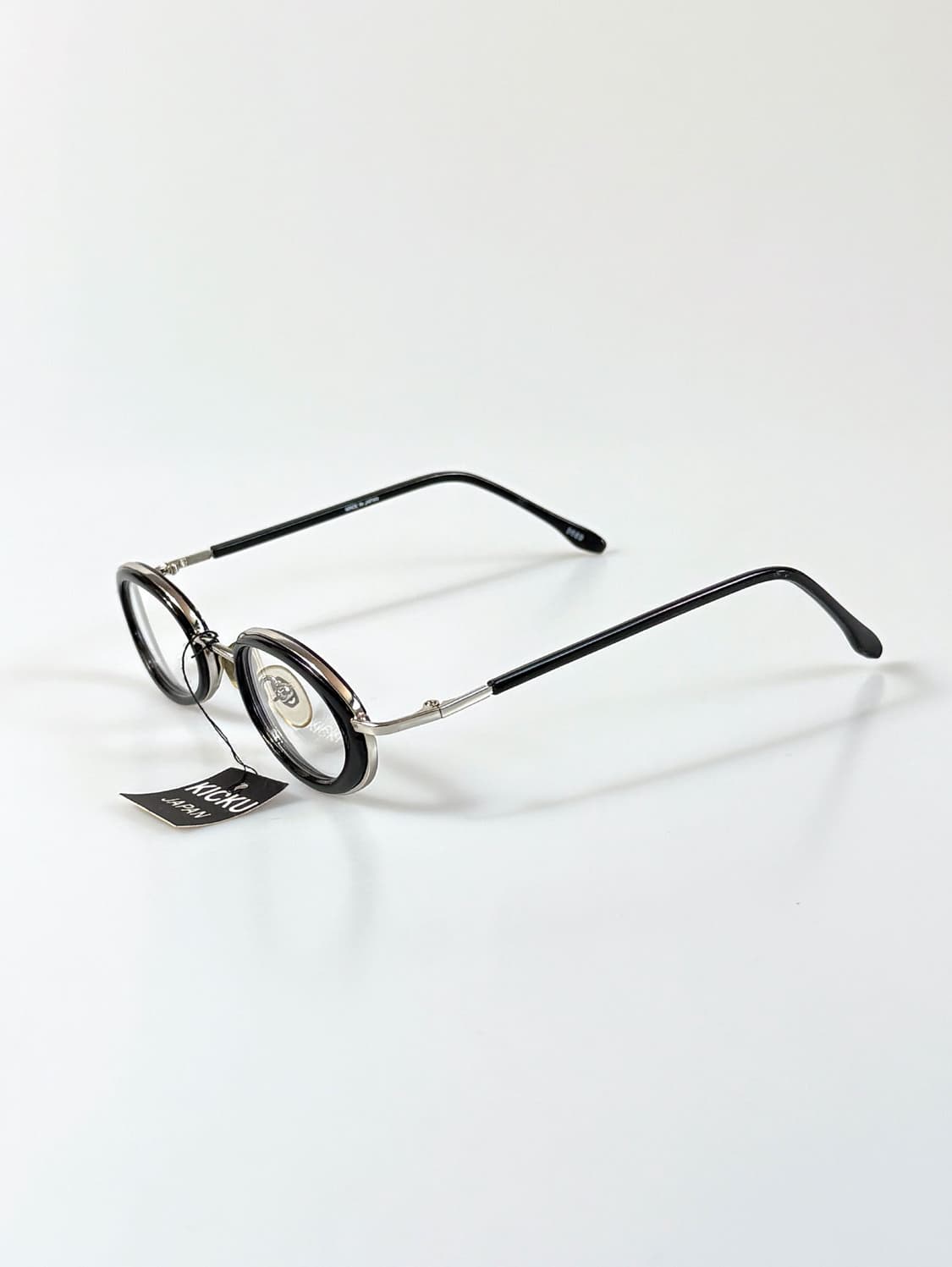 90s KICKU JAPAN 라운드 오벌 콤비네이션 빈티지 안경 상품이미지3