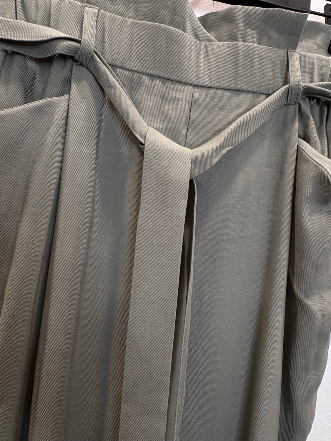 ZARA 카키 와이드 팬츠 XS/S 상품이미지4
