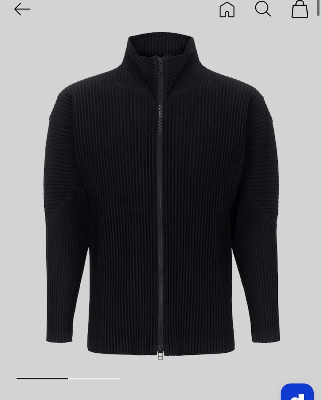 [4] 옴므플리세 베이식 집업 상품이미지1