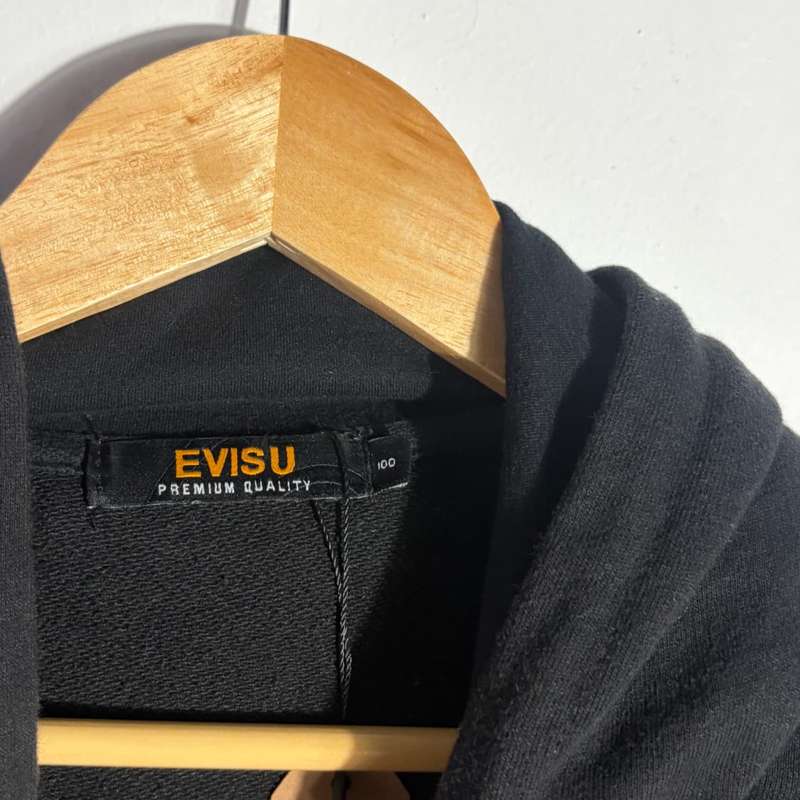 에비수 블랙 후드티 (무료배송) 상품이미지3