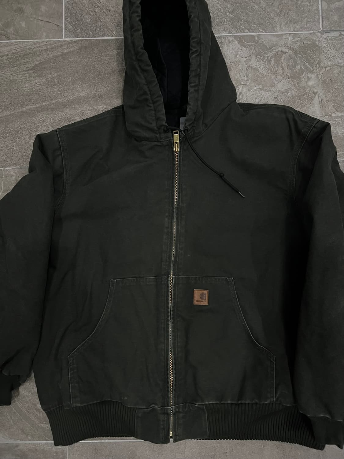 (XL) 칼하트 후드 덕 액티브 자켓 J130 MOS 모스그린 상품이미지7
