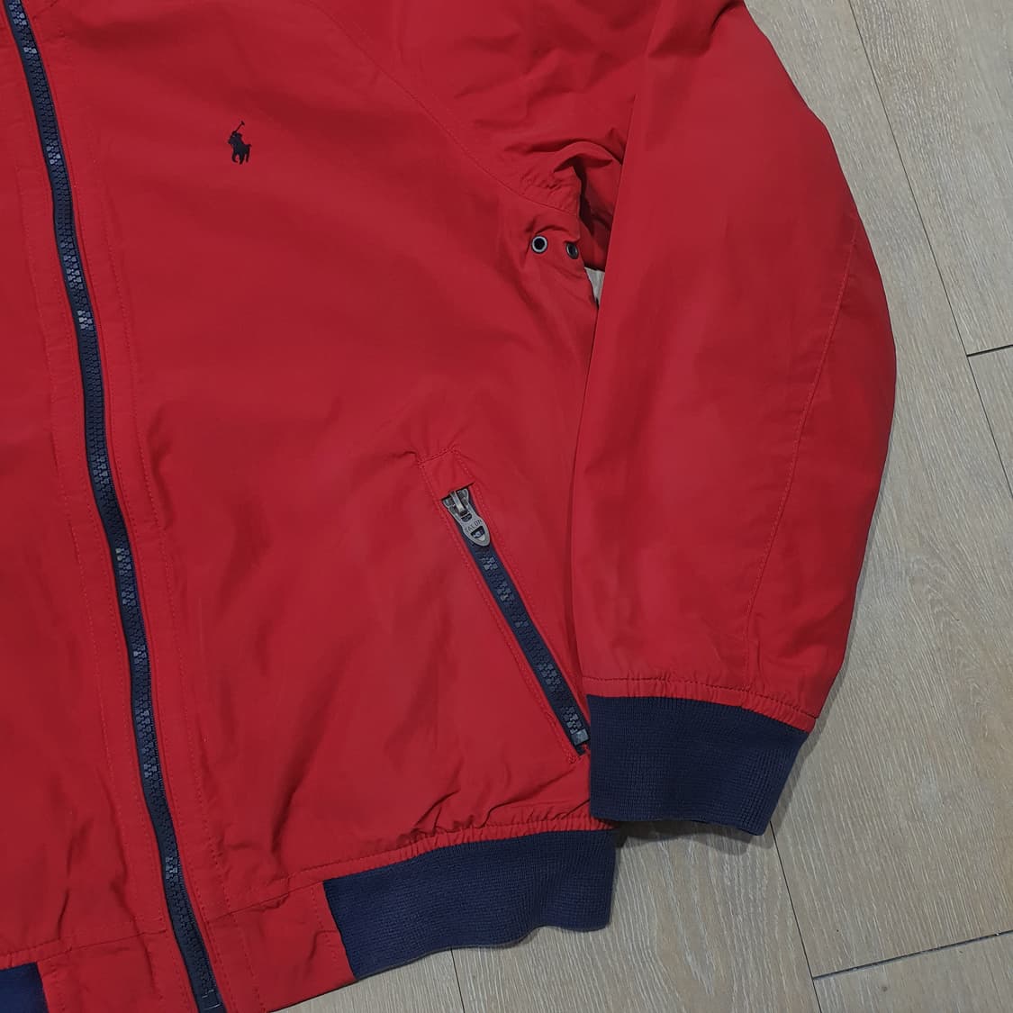 폴로 쉘드 자켓 봄버 L (105) 플리스 안감 방수자켓  상품이미지4