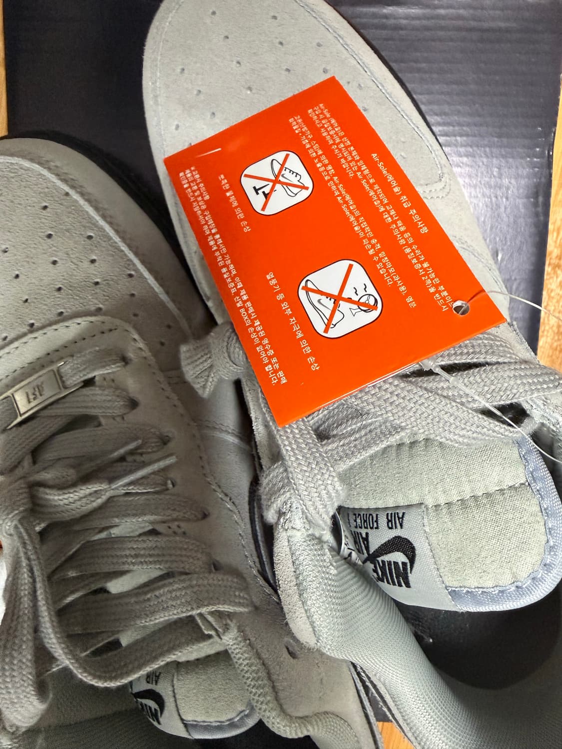 (새상품) 나이키 에어포스 1 로우 '07 LV8 라이트 스모크 그레이  상품이미지2