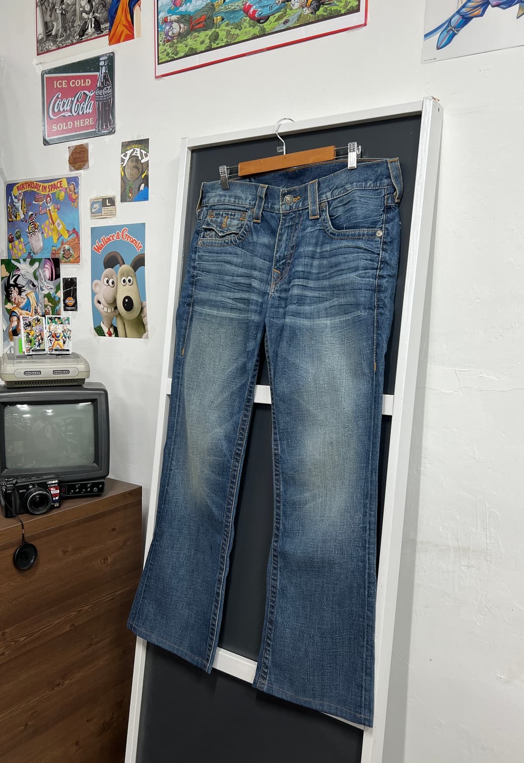 True Religion 트루릴리전 월드투어 와이드핏 부츠컷 데님 팬츠 상품이미지9