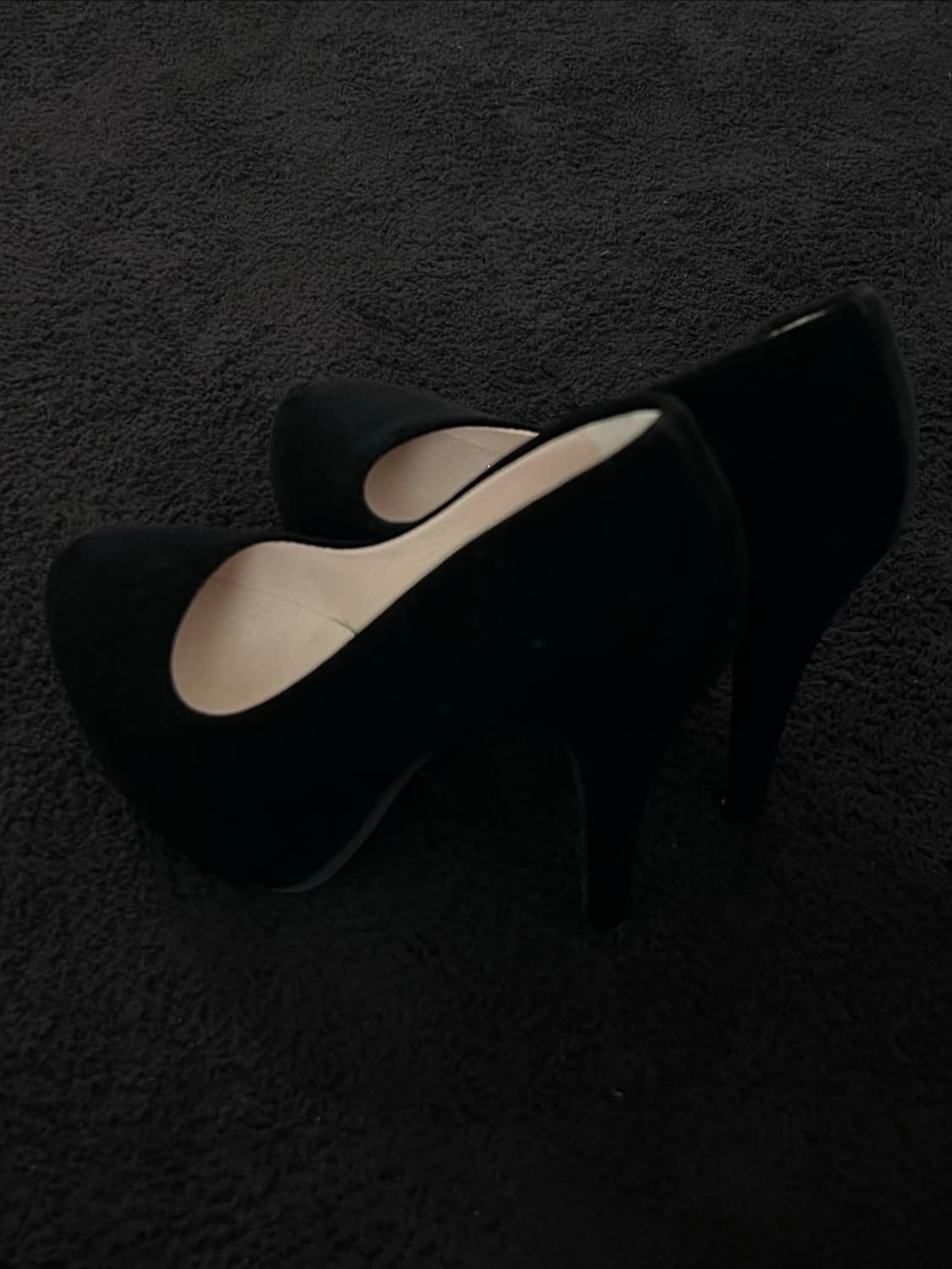 Suede Platform Heels 상품이미지4