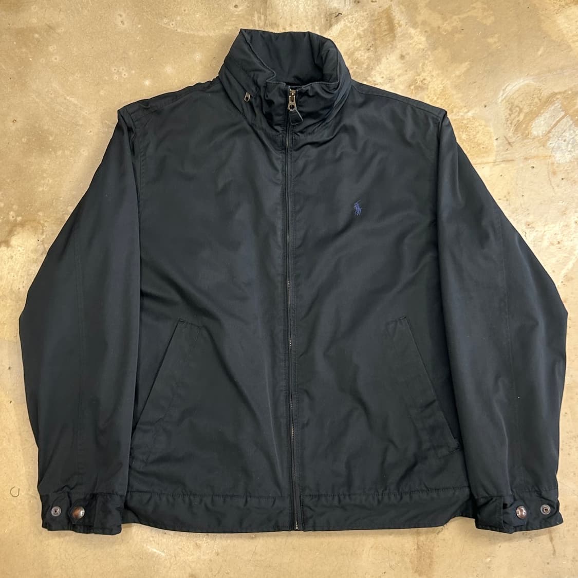 L 폴로랄프로렌 내장후드 블랙 폴리쉘 페리 자켓 상품이미지2