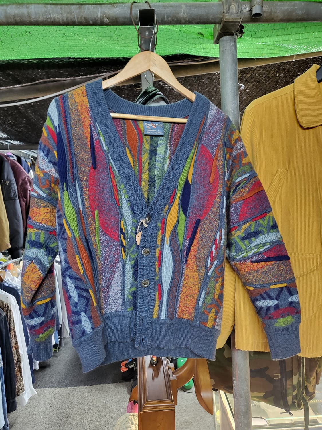 Geocu 빈티지 패턴 가디건 상품이미지1