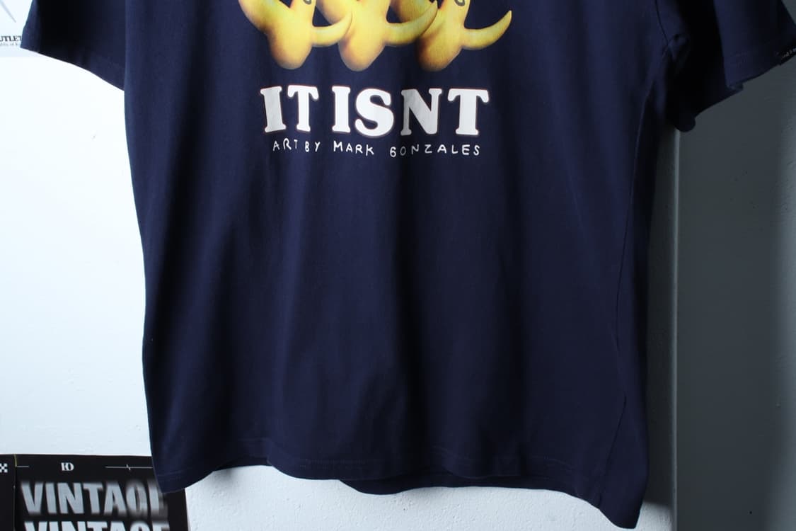 (M-XL) 마크곤잘레스 반팔 티셔츠 빅로고 네이비 한정판-199918 상품이미지4
