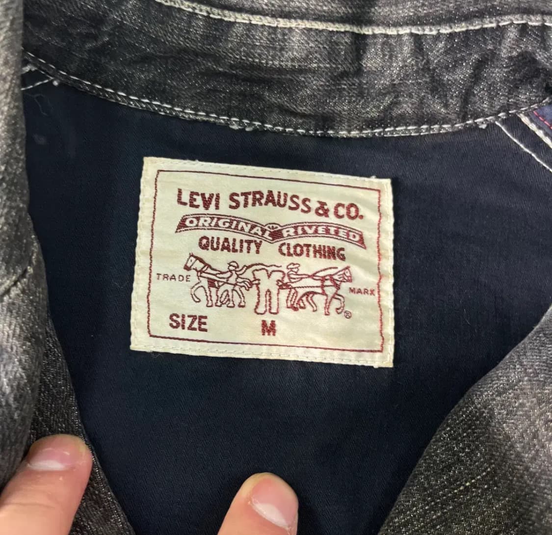 W100 리바이스 레드탭 웨스턴 데님 자켓 상품이미지3