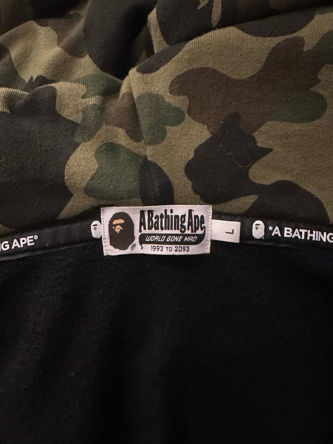 BAPE 베이프 샤크 풀집 더블 후드집업  상품이미지5
