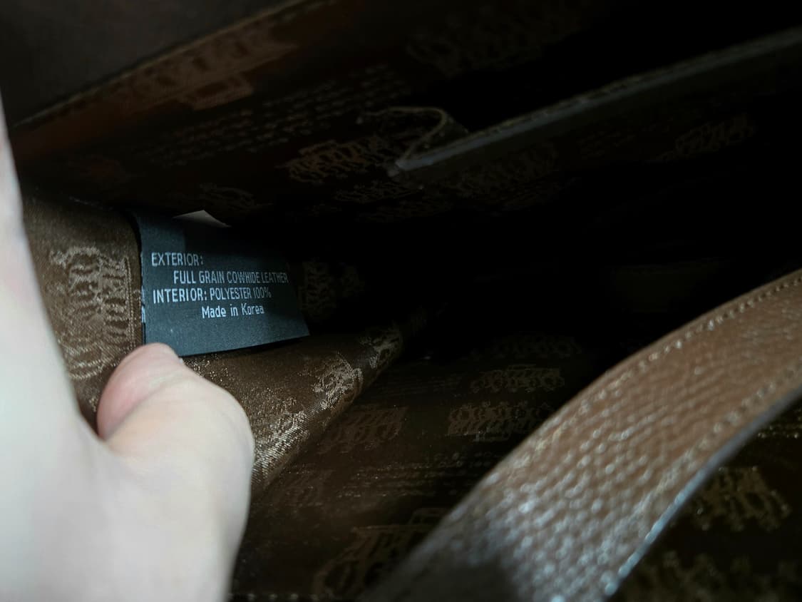 샘소나이트 브리프케이스 브라운 카우레더 사피아노 소가죽 서류가방 사첼백 상품이미지7