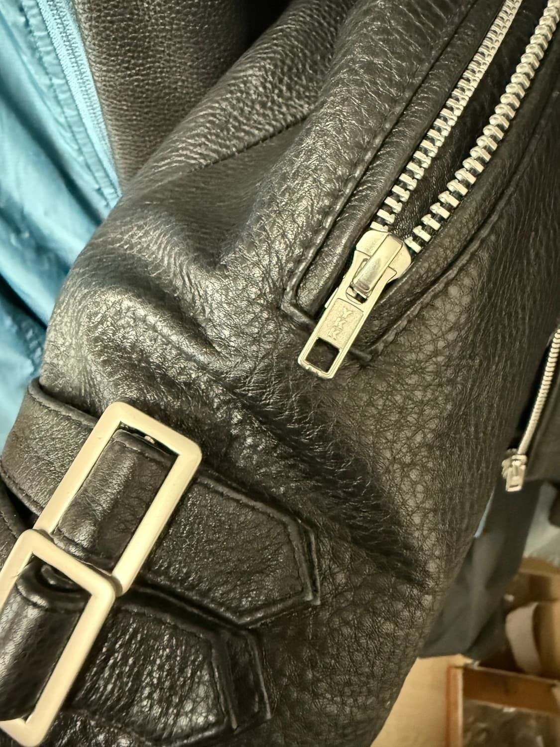 비바스튜디오 가죽 라이더자켓 상품이미지8