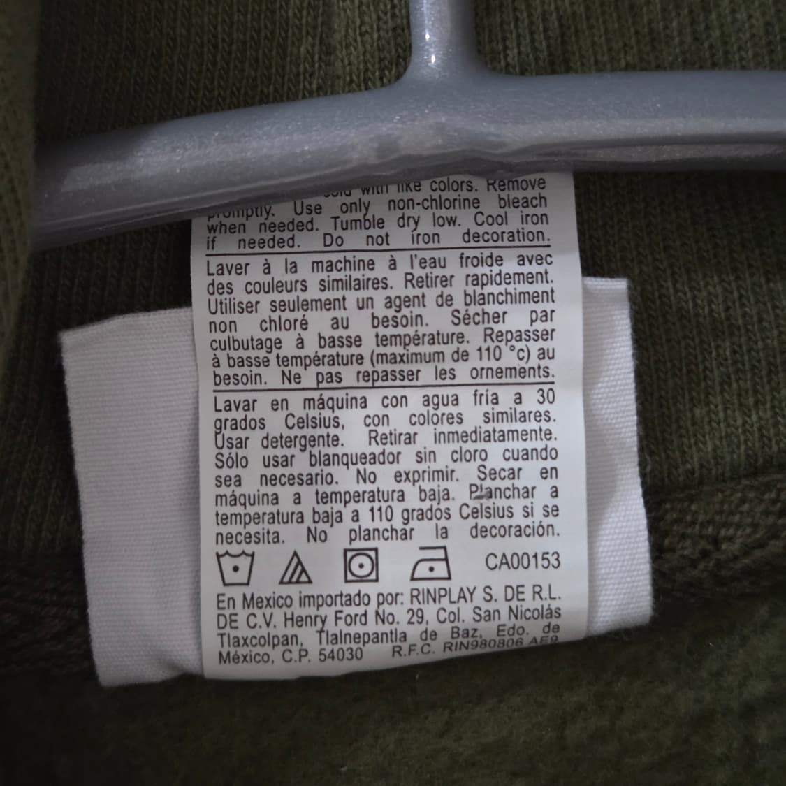 챔피온 블루택 리버스위브 기모 후드티 S 상품이미지6