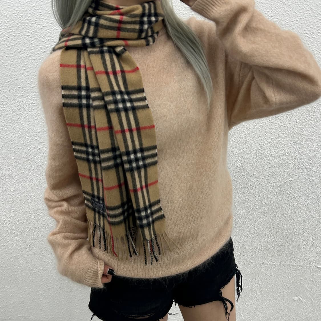 버버리 클래식 노바체크 캐시미어 머플러 상품이미지2