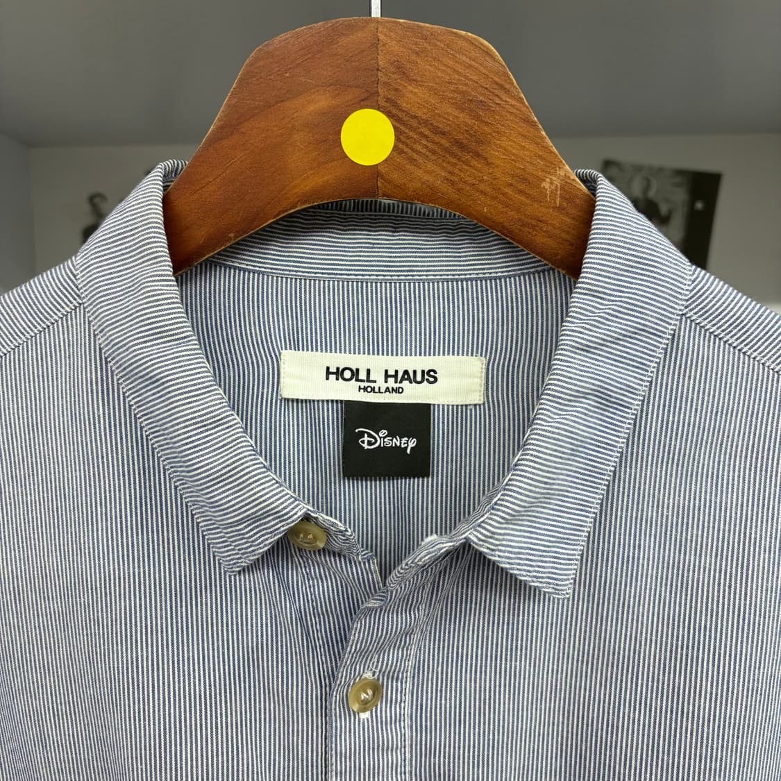 (L) 디즈니 미키마우스 스트라이프 셔츠  상품이미지5