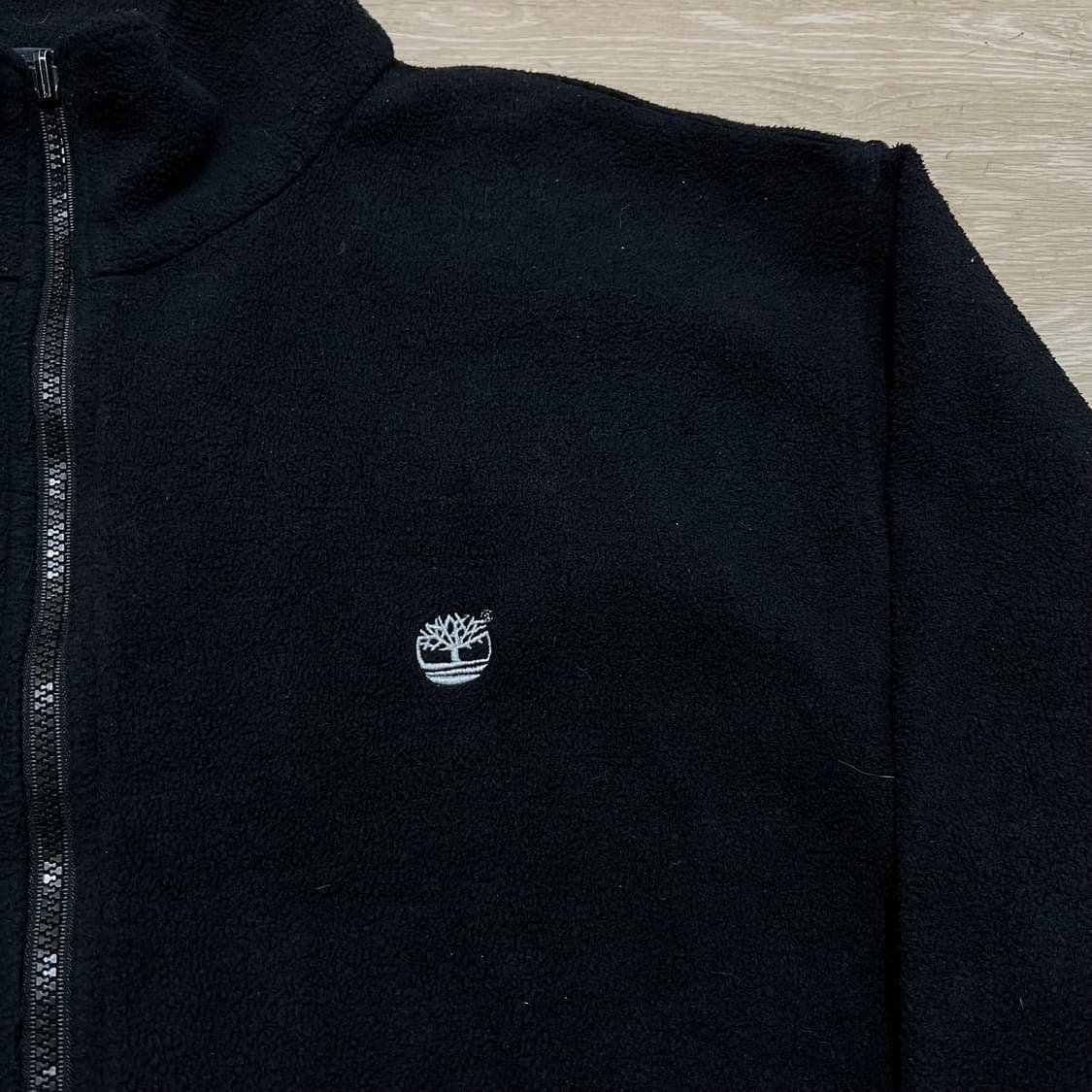 팀버랜드 트리 로고 후리스 플리스 집업자켓 [블랙] 2XL/110 상품이미지4