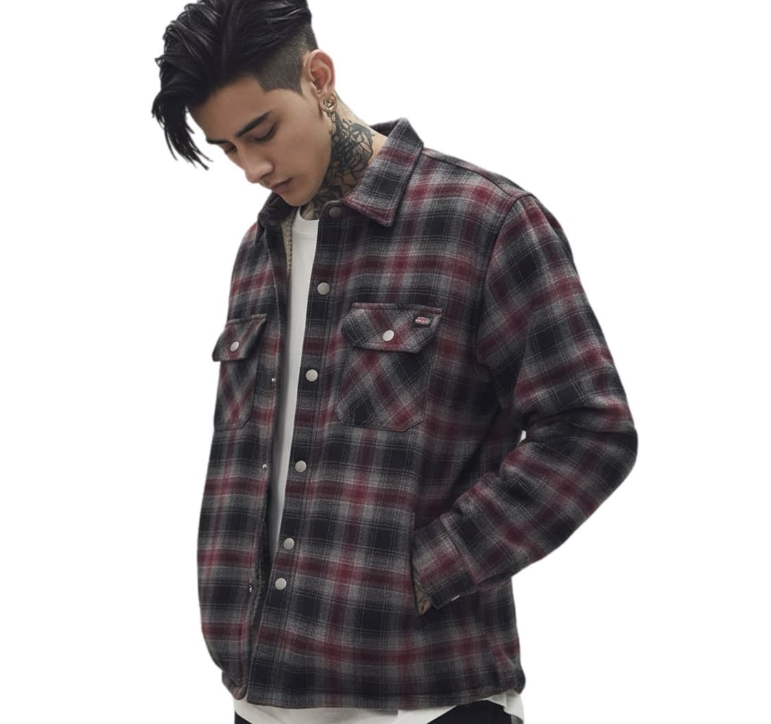 디키즈 안감 양털  체크셔츠자켓 상품이미지1