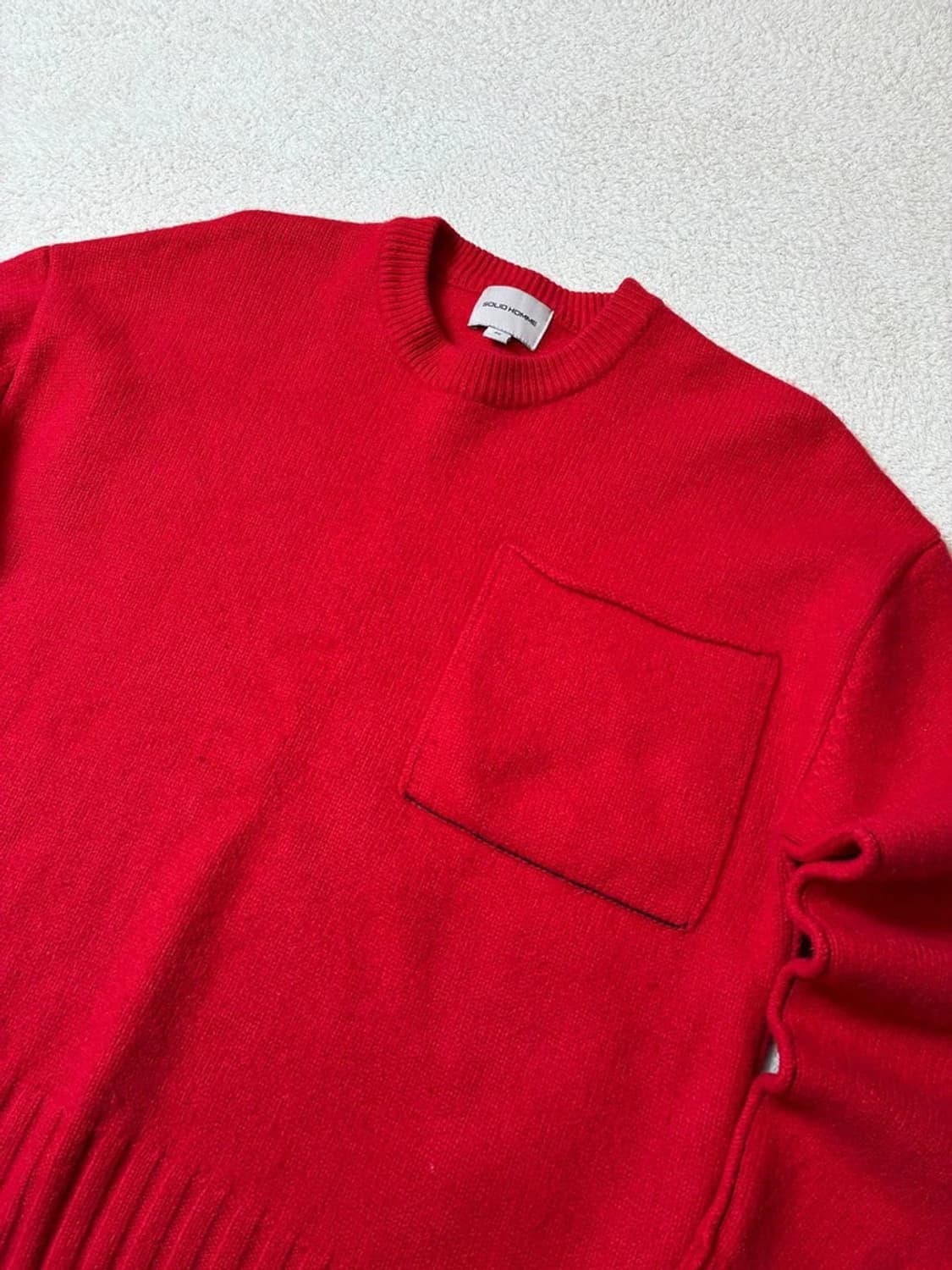 솔리드옴므 19ss 오버 크루넥 포켓 니트 PN7259 상품이미지2