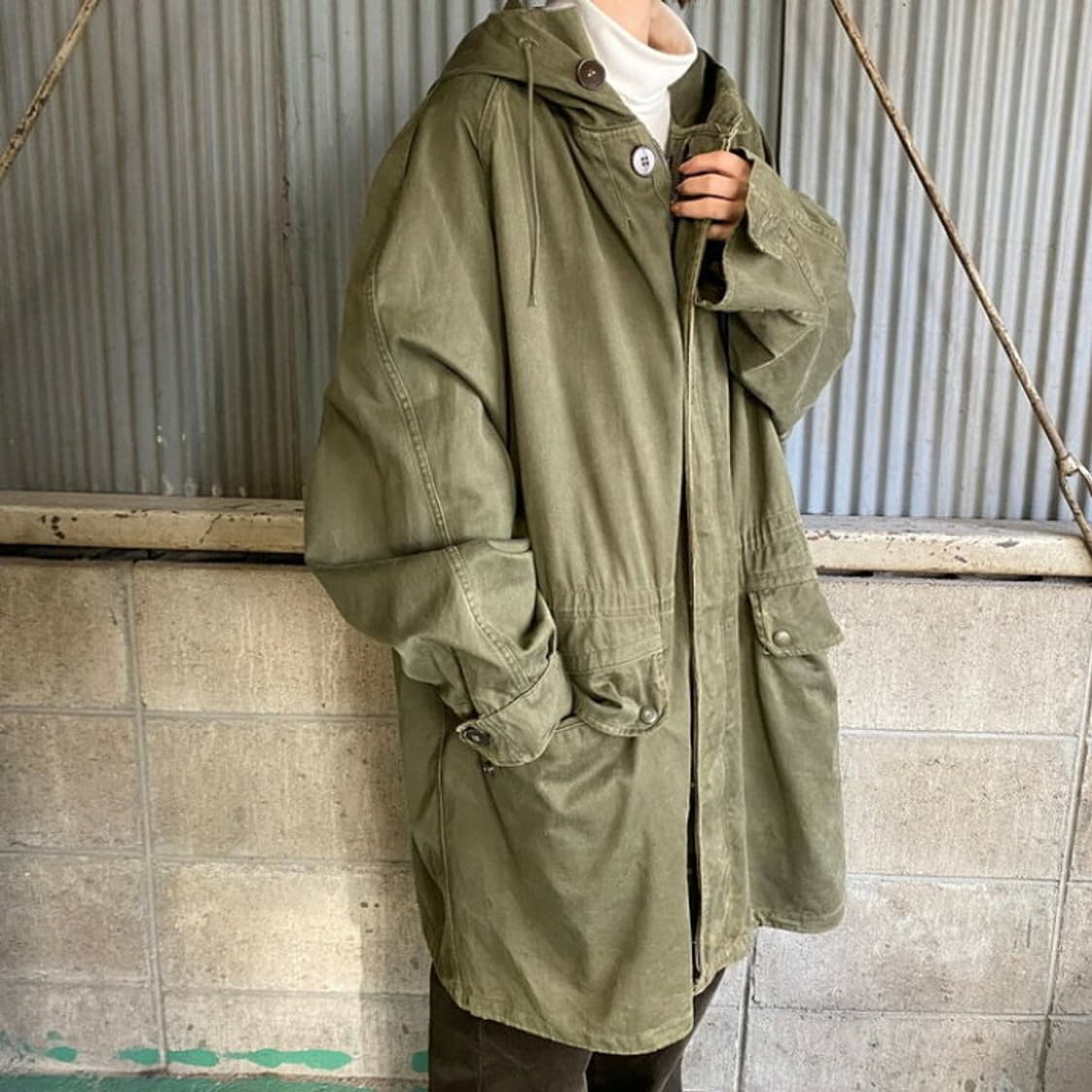 80s FRENCH ARMY M-64 오리지널개파카 모즈파카 상품이미지4