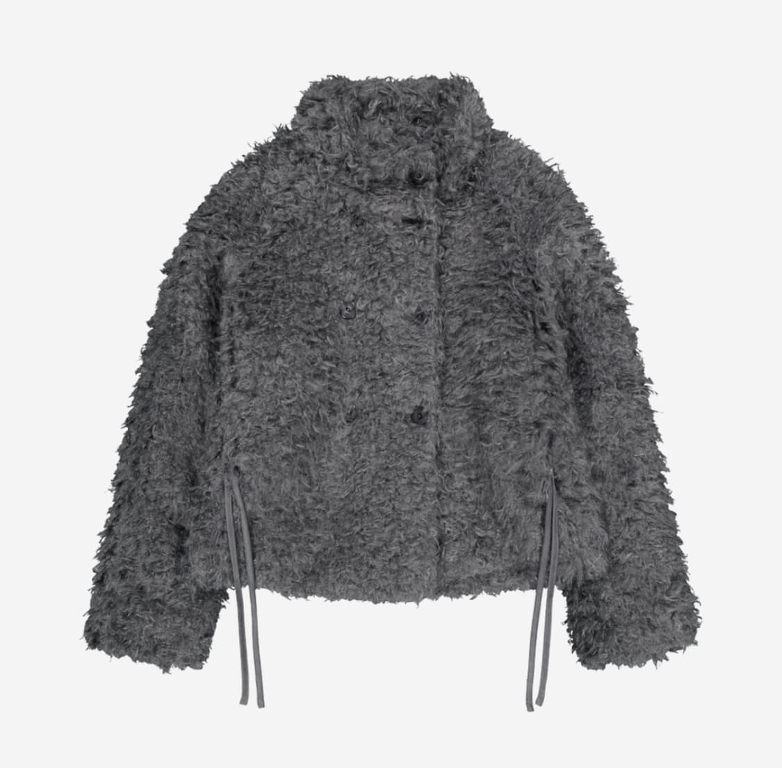 (구매) 코이세이오 헤어리 퍼자켓 다크그레이  상품이미지1