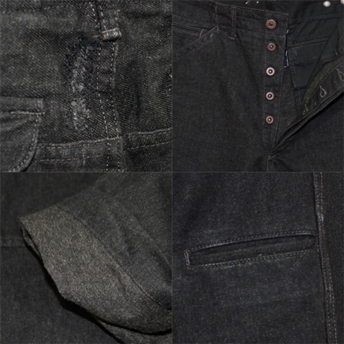 RRL 스트레이트 레그 버튼(탭 데님) 상품이미지3