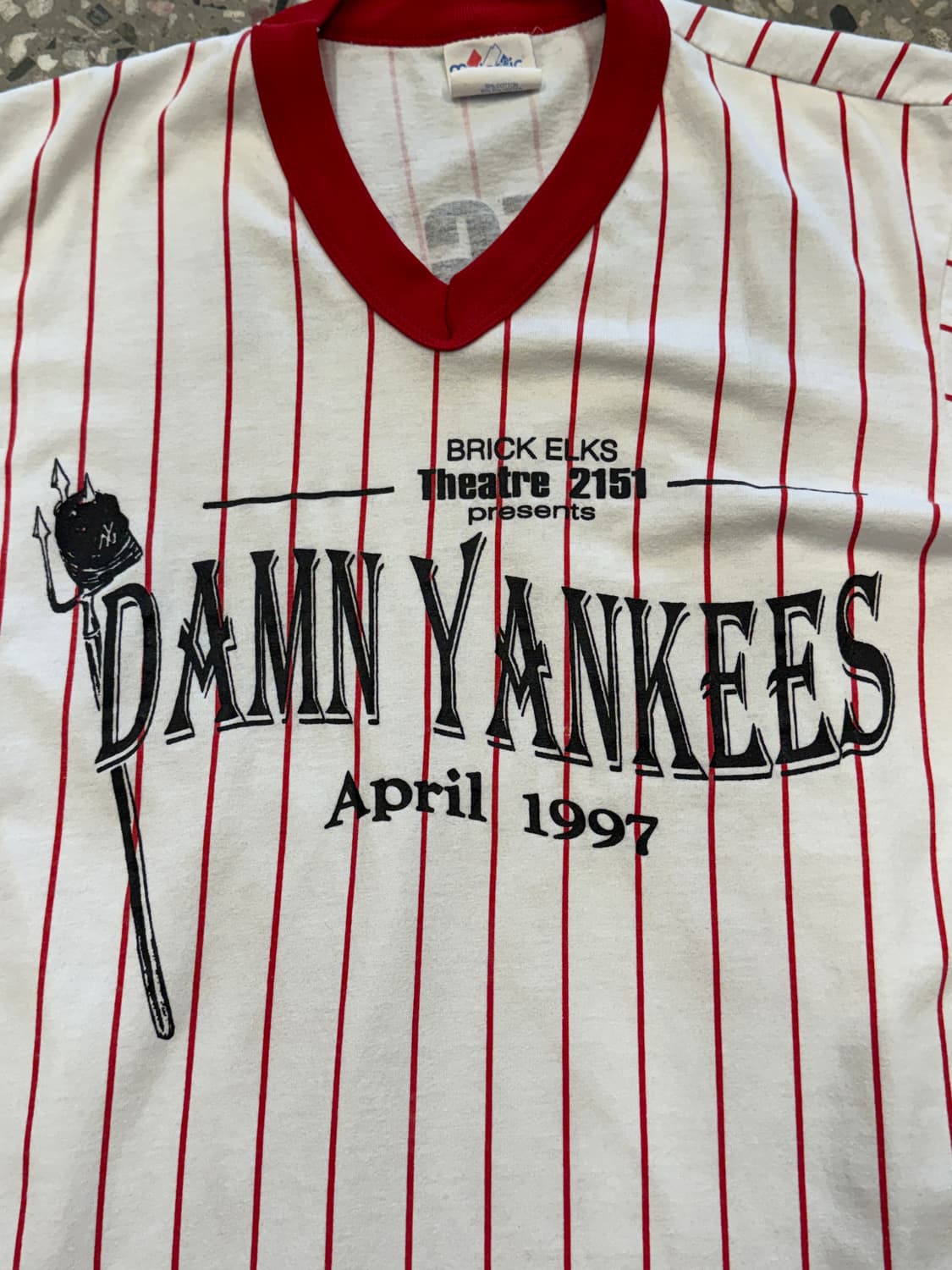 90s Majestic 베이스볼 티셔츠 (L) 상품이미지4