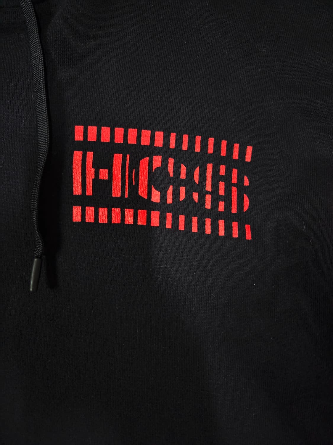 CONSADOLE JAPAN 블랙 배색 후드 티셔츠 상품이미지4