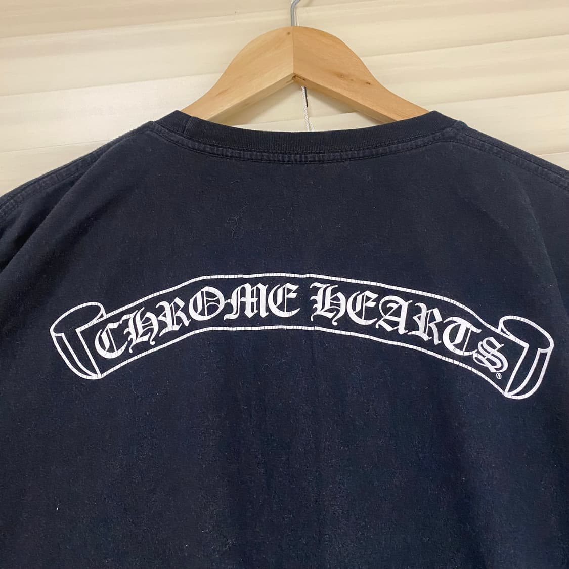 크롬하츠 Chrome Hearts 스크롤 퍽유 로고 반팔 티셔츠 XL 상품이미지2