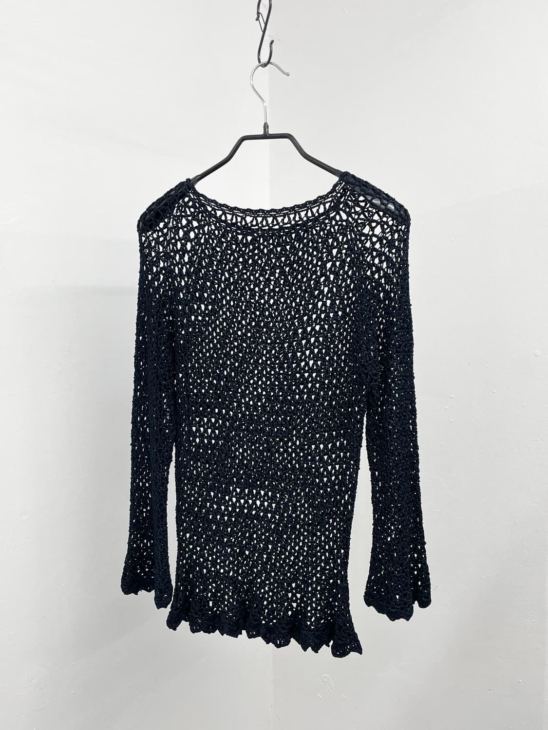 네이비 글리터 크로셰 탑✨ 상품이미지6