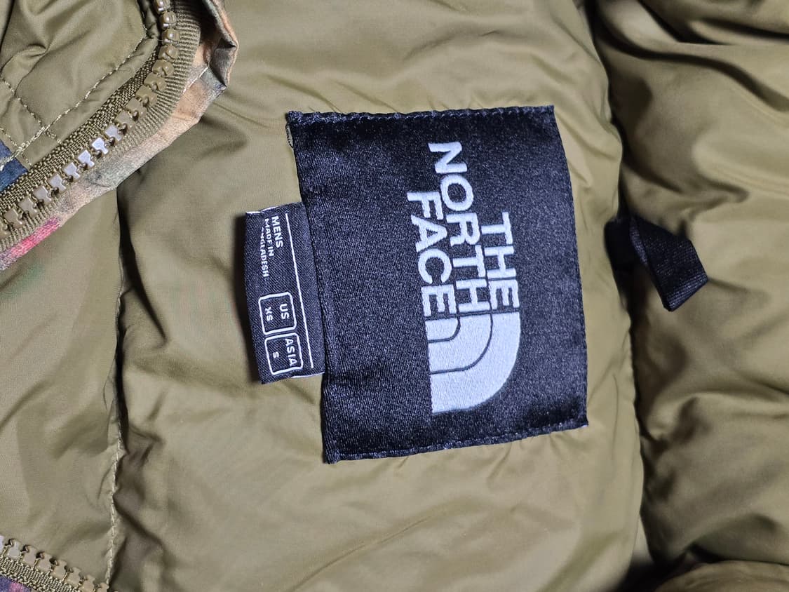 노스페이스 1996 레트로 눕시 타이다이 카키 올리브 패딩 S 상품이미지7