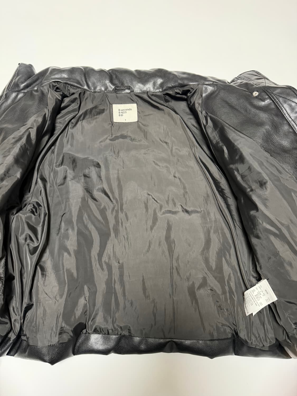 에잇세컨즈 가죽 패딩 상품이미지4