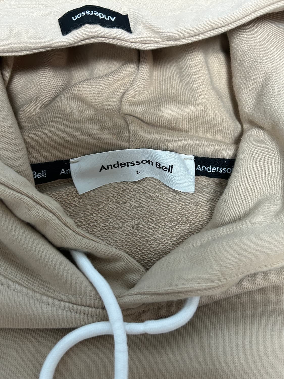 앤더슨벨 베이지 후드 상품이미지3