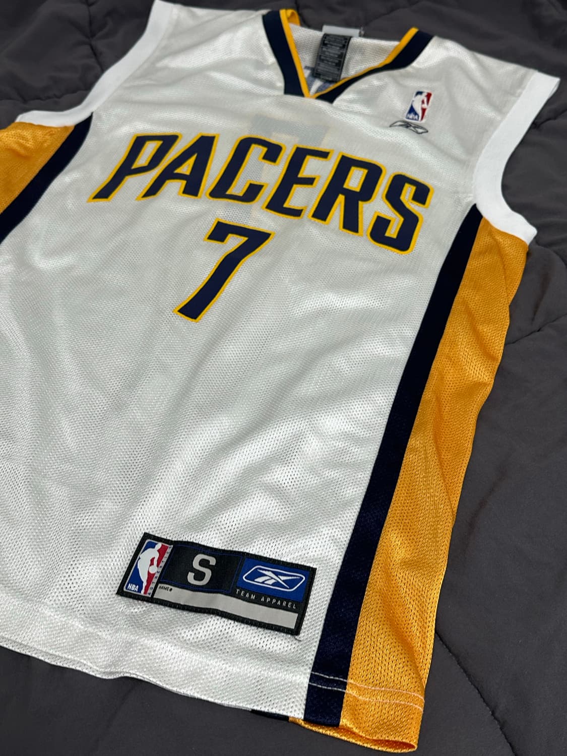 리복 NBA 인디애나 페이서스 올드 어센틱 농구 유니폼 95~100 상품이미지3