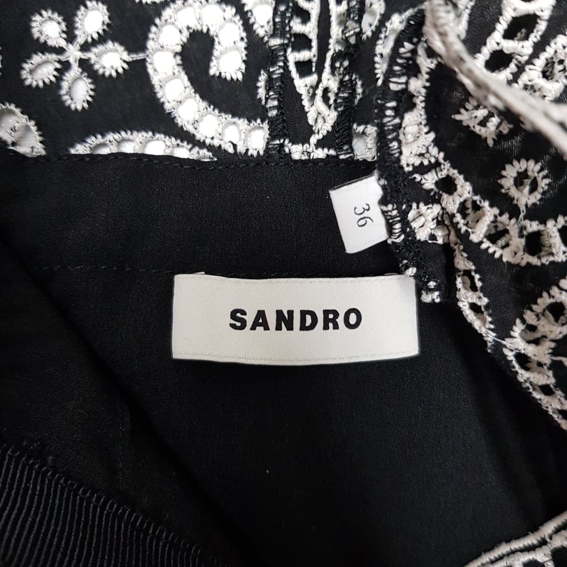 산드로 SNADRO 키퓌르 원피스 36사이즈 상품이미지8