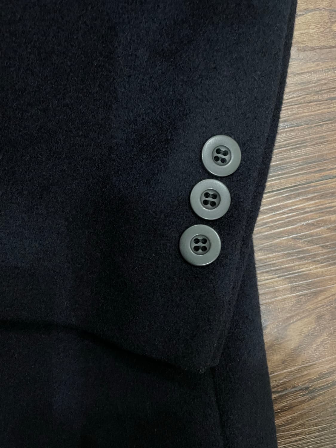 갤럭시 vip 캐시미어 수퍼파인울 골든텍스 롱코트 블랙 상품이미지5