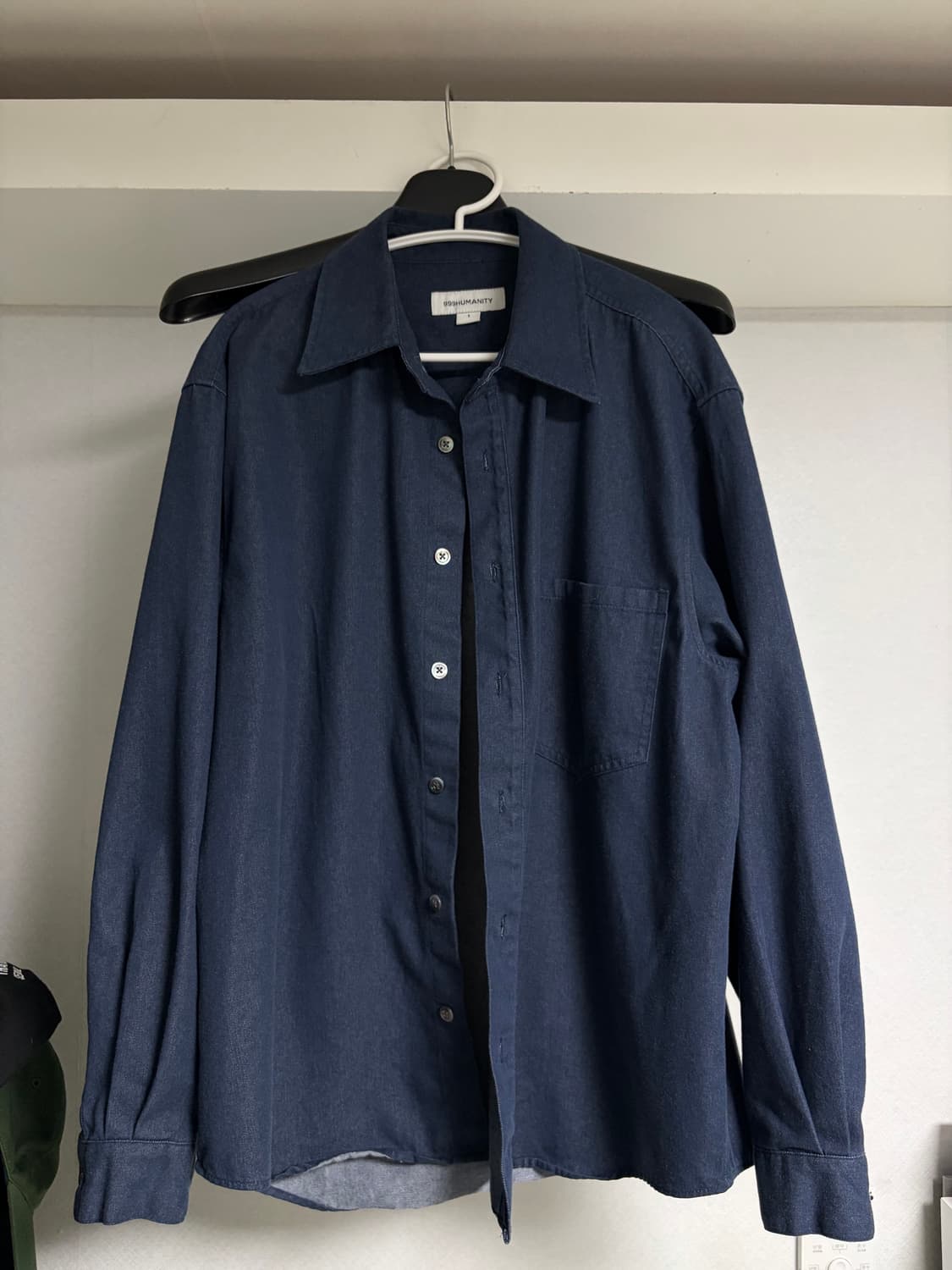 999휴머니티 EVD 데님 셔츠 (인디고) 상품이미지1